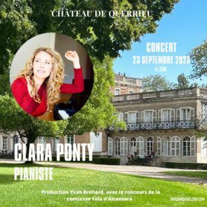 Clara Ponty, concert au Château de Querrieu